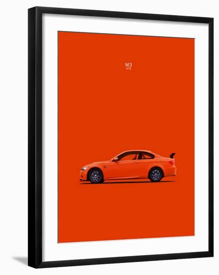 BMW M3 GTS Orange-Mark Rogan-Framed Art Print