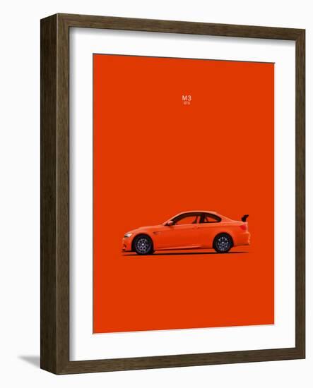 BMW M3 GTS Orange-Mark Rogan-Framed Art Print