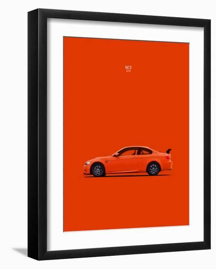 BMW M3 GTS Orange-Mark Rogan-Framed Art Print