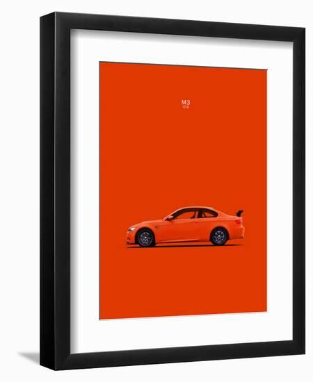 BMW M3 GTS Orange-Mark Rogan-Framed Art Print