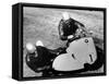 Bmw Motorbike and Sidecar Combination, 1958-null-Framed Stretched Canvas