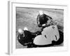 Bmw Motorbike and Sidecar Combination, 1958-null-Framed Photographic Print