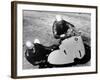 Bmw Motorbike and Sidecar Combination, 1958-null-Framed Photographic Print