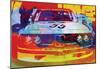 BMW Racing Watercolor-NaxArt-Mounted Poster