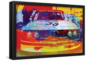 BMW Racing Watercolor-NaxArt-Framed Poster