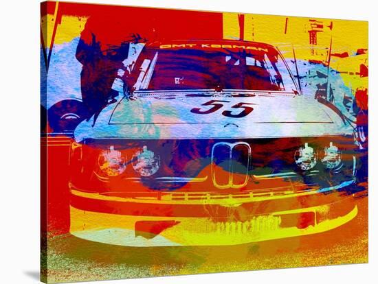 Bmw Racing Watercolor-NaxArt-Stretched Canvas