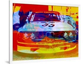 Bmw Racing Watercolor-NaxArt-Framed Art Print