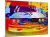 Bmw Racing Watercolor-NaxArt-Mounted Art Print