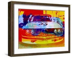 Bmw Racing Watercolor-NaxArt-Framed Art Print