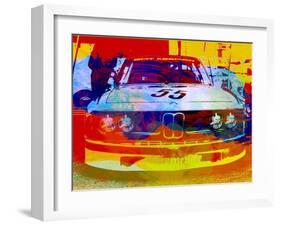 Bmw Racing Watercolor-NaxArt-Framed Art Print