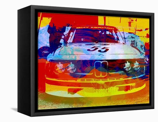 Bmw Racing Watercolor-NaxArt-Framed Stretched Canvas