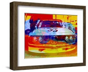 Bmw Racing Watercolor-NaxArt-Framed Art Print