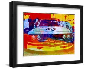 Bmw Racing Watercolor-NaxArt-Framed Art Print