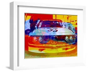 Bmw Racing Watercolor-NaxArt-Framed Art Print