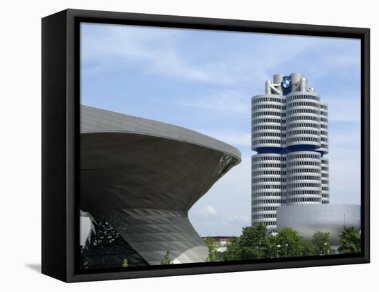 Bmw Welt and Headquarters, Munich, Bavaria, Germany, Europe-Gary Cook-Framed Stretched Canvas