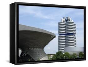 Bmw Welt and Headquarters, Munich, Bavaria, Germany, Europe-Gary Cook-Framed Stretched Canvas