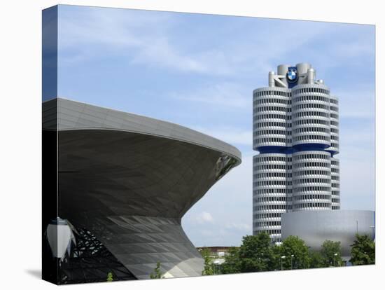 Bmw Welt and Headquarters, Munich, Bavaria, Germany, Europe-Gary Cook-Stretched Canvas