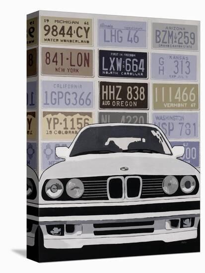BMW-Clayton Rabo-Stretched Canvas