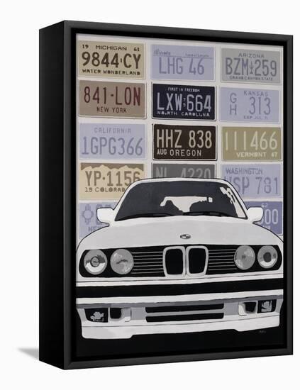 BMW-Clayton Rabo-Framed Stretched Canvas