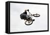 BMX Above-Karen Williams-Framed Stretched Canvas