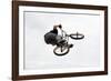 BMX Above-Karen Williams-Framed Photographic Print