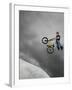 BMX Biker Performing Tricks-null-Framed Photographic Print