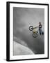 BMX Biker Performing Tricks-null-Framed Photographic Print