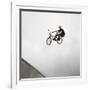 BMX Biker Performing Tricks-null-Framed Photographic Print