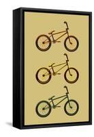 BMX Bikes Pop Art Sports-null-Framed Stretched Canvas