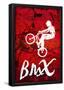 BMX Biking Sketch Sports-null-Framed Poster