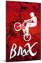BMX Biking Sketch Sports-null-Mounted Poster