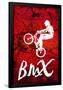 BMX Biking Sketch Sports-null-Framed Poster