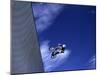 Bmx Cyclist Flying Off the Vert-null-Mounted Premium Photographic Print