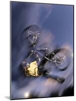 Bmx Cyclist Flying Off the Vert-null-Mounted Photographic Print
