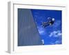 Bmx Cyclist Flys over the Vert-null-Framed Premium Photographic Print