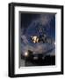 Bmx Cyclist Flys over the Vert-null-Framed Premium Photographic Print