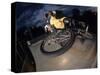 Bmx Cyclist Flys over the Vert-null-Stretched Canvas