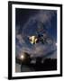 Bmx Cyclist Flys over the Vert-null-Framed Photographic Print