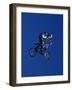 Bmx Cyclist Flys over the Vert-null-Framed Photographic Print