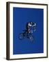 Bmx Cyclist Flys over the Vert-null-Framed Photographic Print