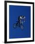 Bmx Cyclist Flys over the Vert-null-Framed Photographic Print