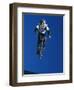 Bmx Cyclist Flys over the Vert-null-Framed Photographic Print