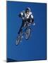 Bmx Cyclist Flys over the Vert-null-Mounted Photographic Print