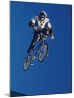 Bmx Cyclist Flys over the Vert-null-Mounted Photographic Print