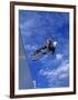 Bmx Cyclist Flys over the Vert-null-Framed Photographic Print