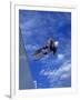 Bmx Cyclist Flys over the Vert-null-Framed Photographic Print