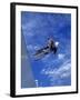 Bmx Cyclist Flys over the Vert-null-Framed Photographic Print