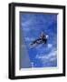 Bmx Cyclist Flys over the Vert-null-Framed Photographic Print