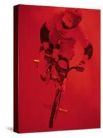 Bmx Cyclist-Paul Sutton-Stretched Canvas