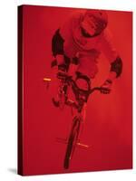 Bmx Cyclist-Paul Sutton-Stretched Canvas
